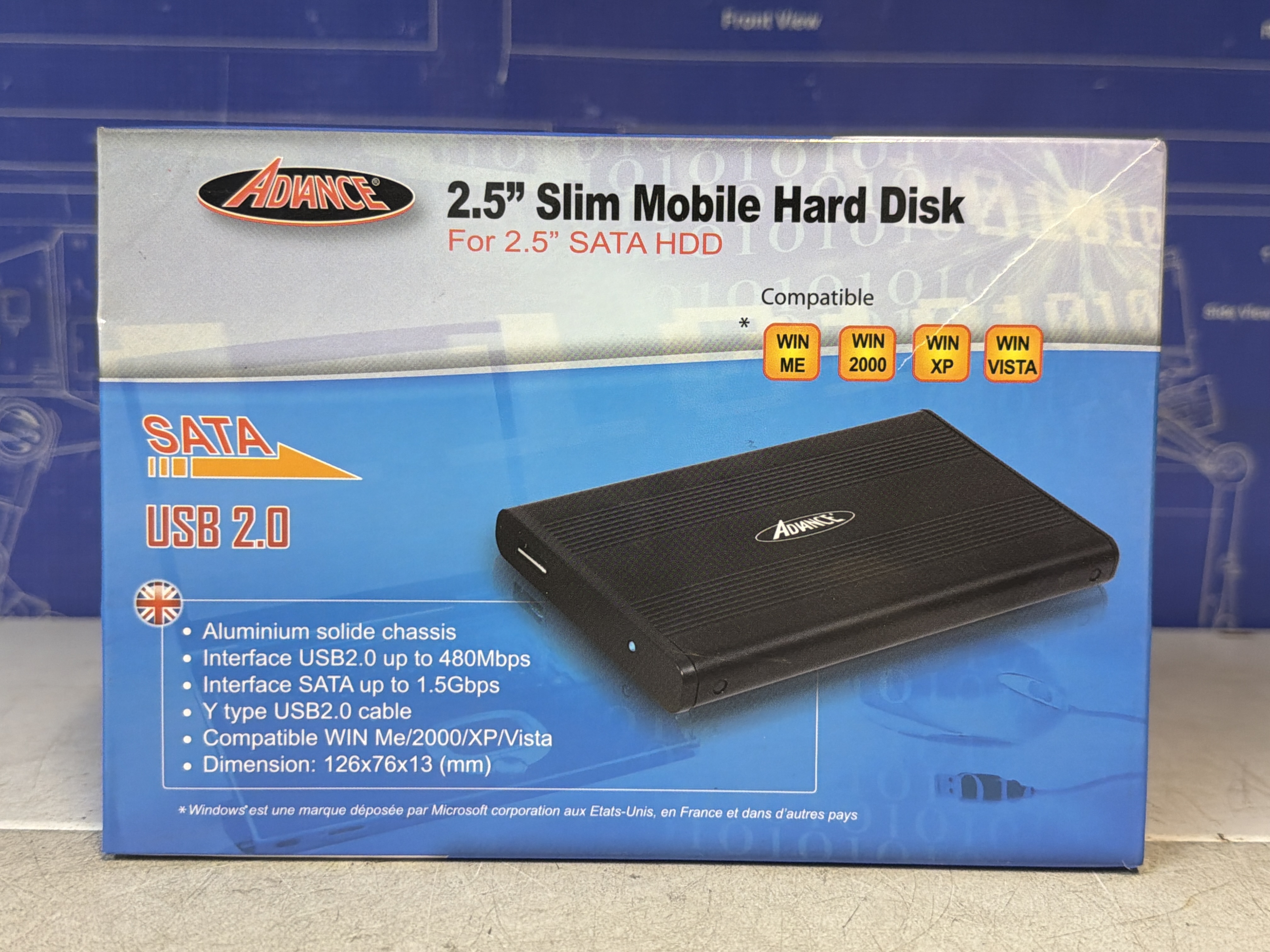 Boîtier externe Advance BX-2515ST 2,5" SATA USB 2.0