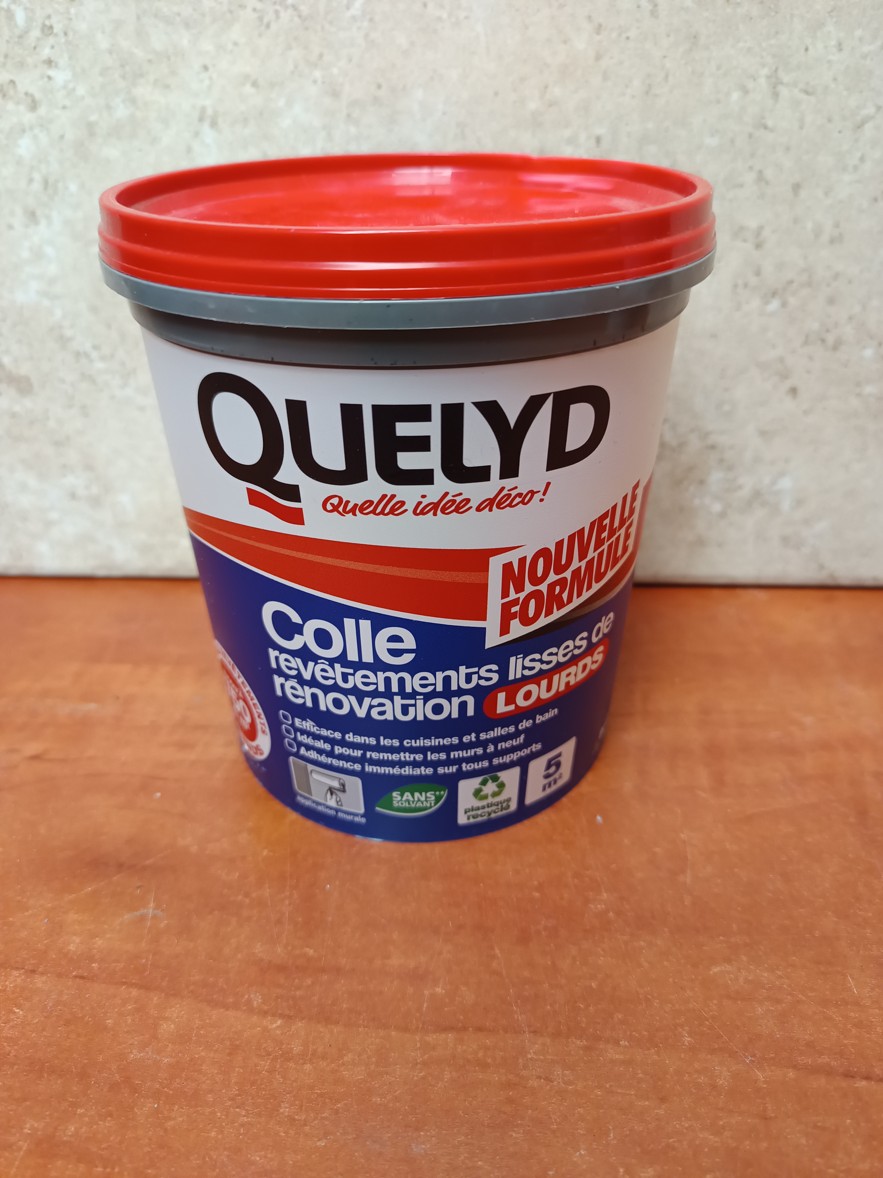 Quelyd Colle revêtements lisses de rénovation lourds 1 kg