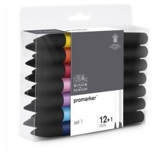 Set 12+1 feutres Winsor & Newton Promarker Set 1