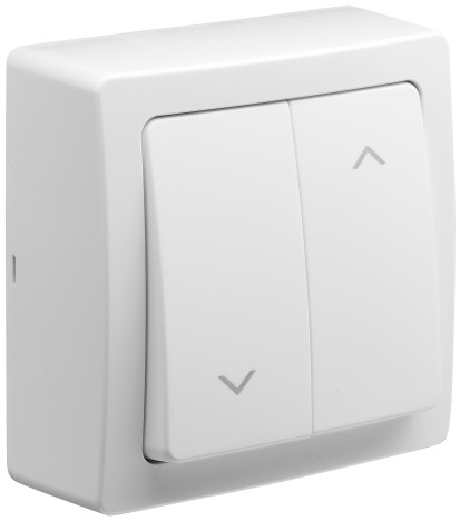 Interrupteur volet roulant Debflex Blok 746805 blanc