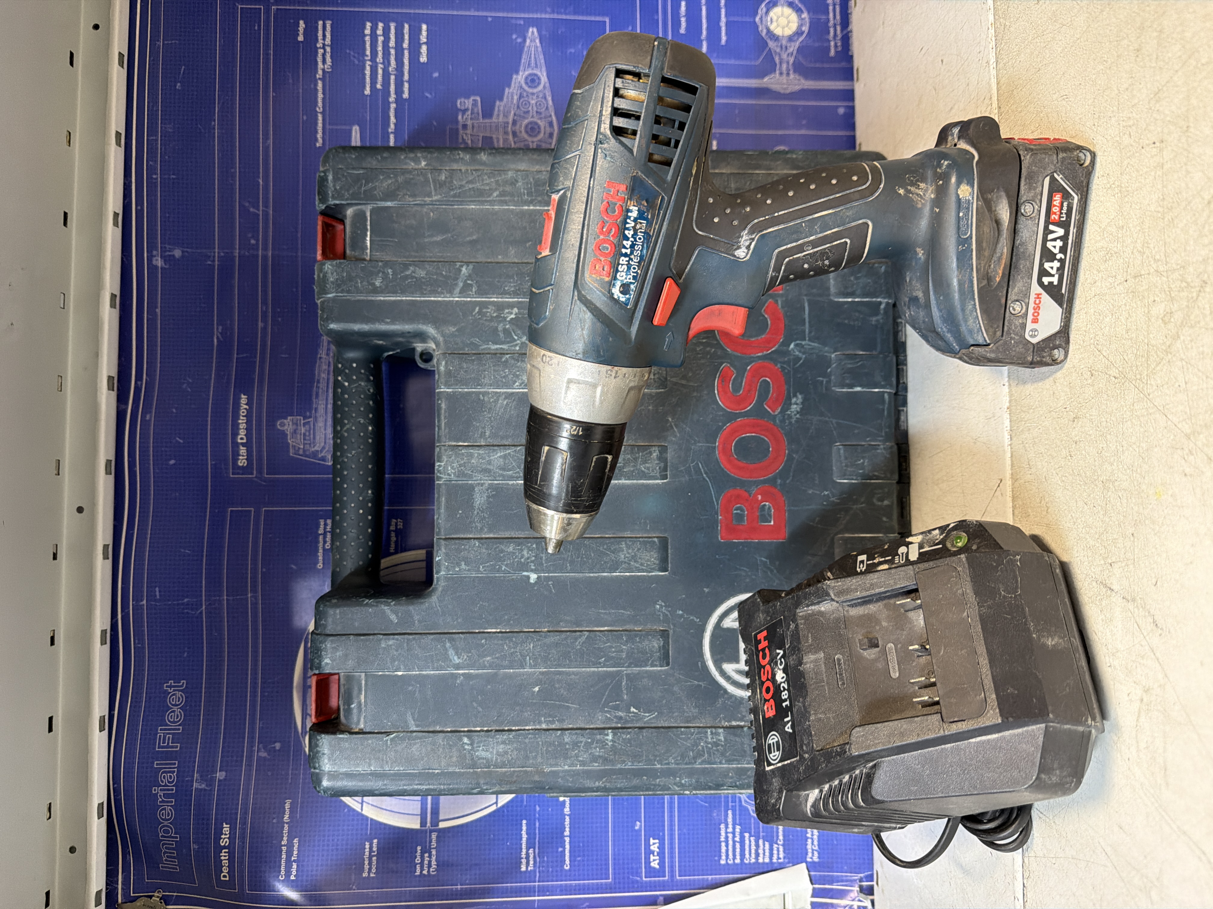 Bosch GSR 14,4 V-LI Professional perceuse-visseuse sans fil avec chargeur