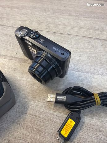 Appareil photo compact Samsung WB700 avec câble et housse — photo 2