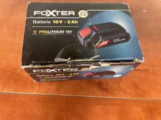 Batterie Foxter ProLithium 18V 2 Ah