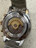 Montre Carnival 8764G chronographe bicolore cadran marron — photo 2