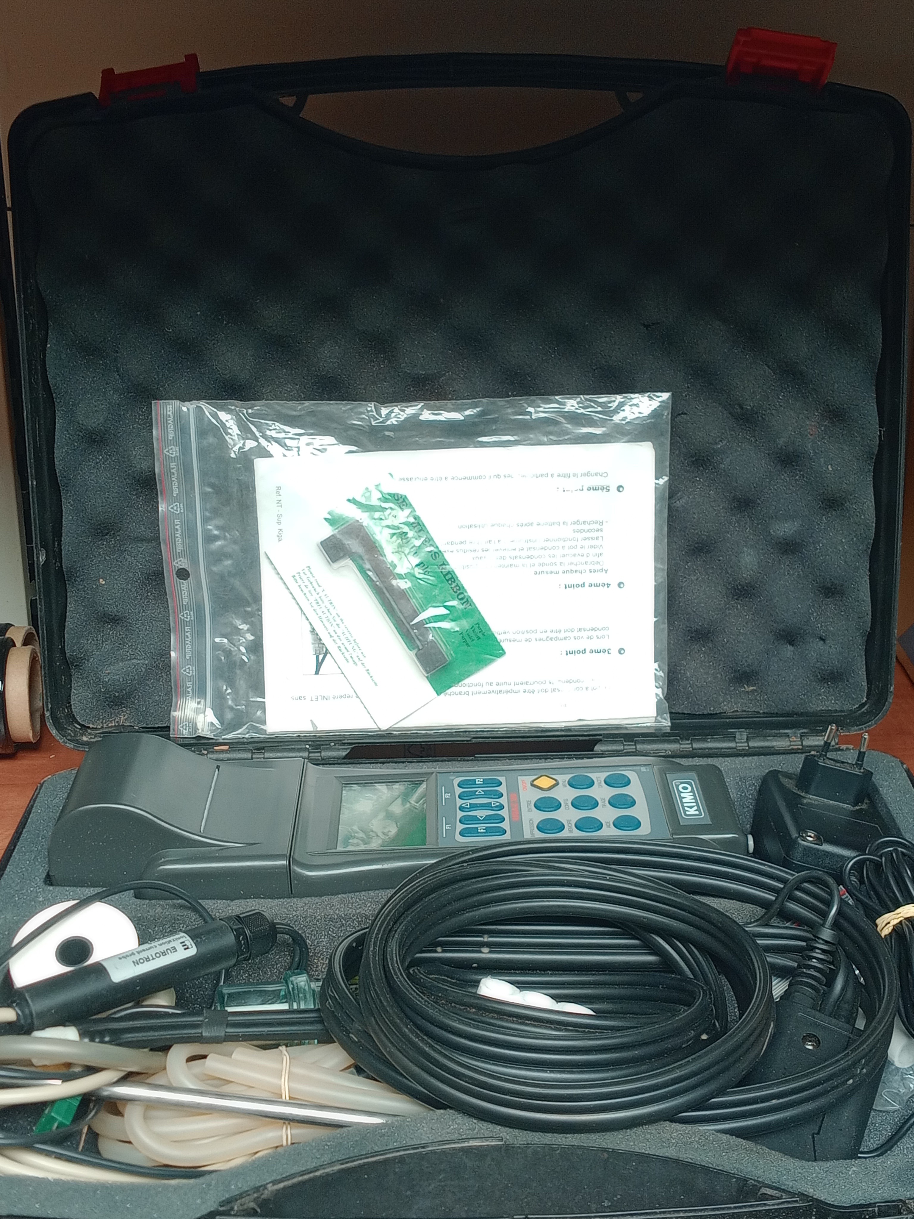 Analyseur Kimo Kigaz 300 avec mallette et sondes