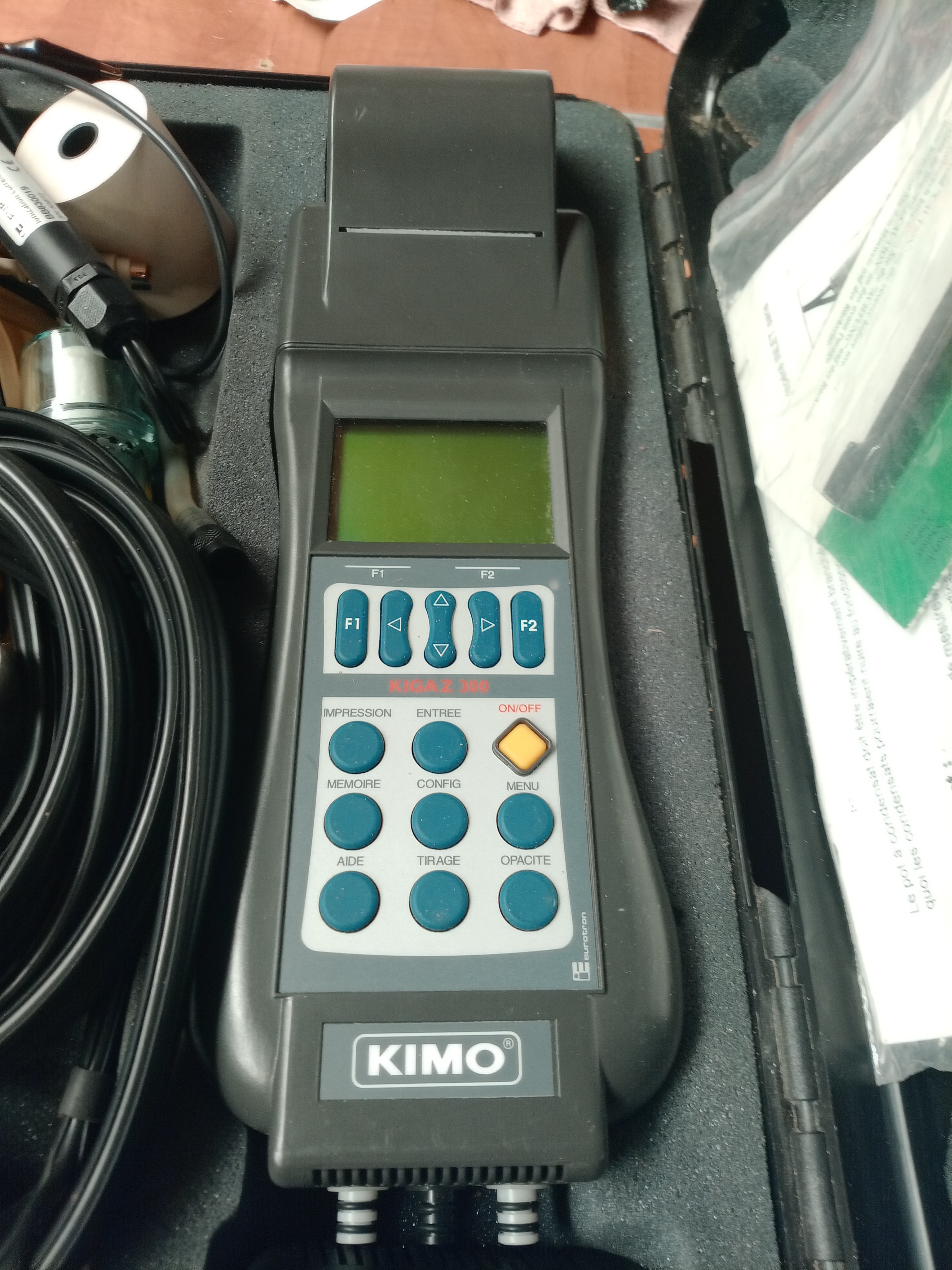 Analyseur Kimo Kigaz 300 avec mallette et sondes — photo 2