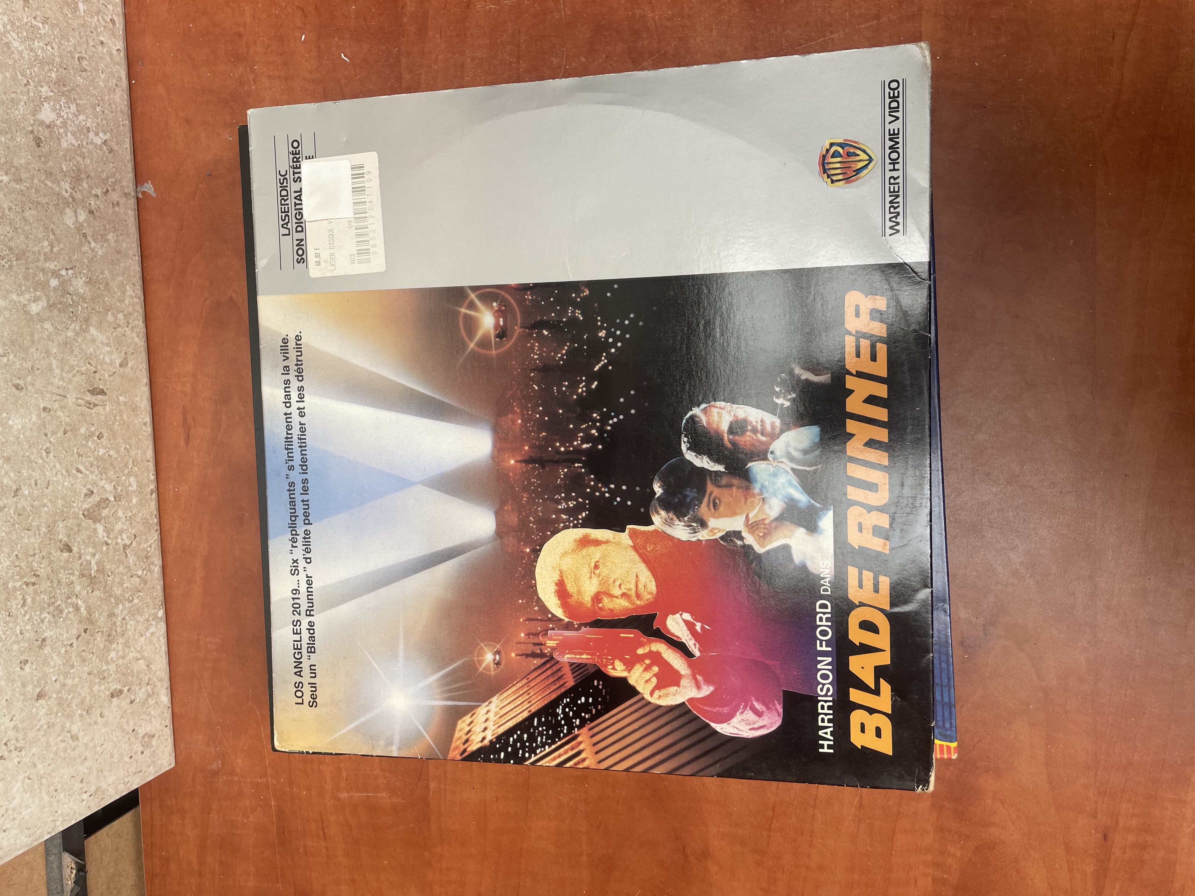 Blade Runner LaserDisc édition française Warner Home Video