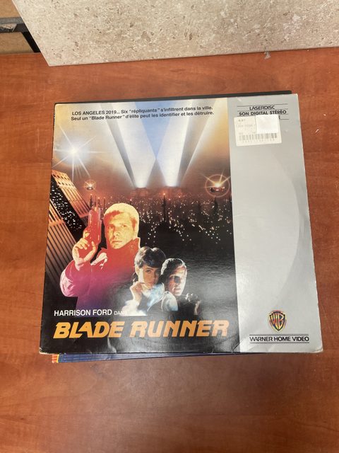 Blade Runner LaserDisc édition française Warner Home Video