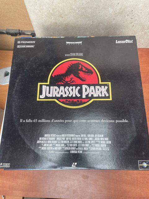 Jurassic Park LaserDisc film