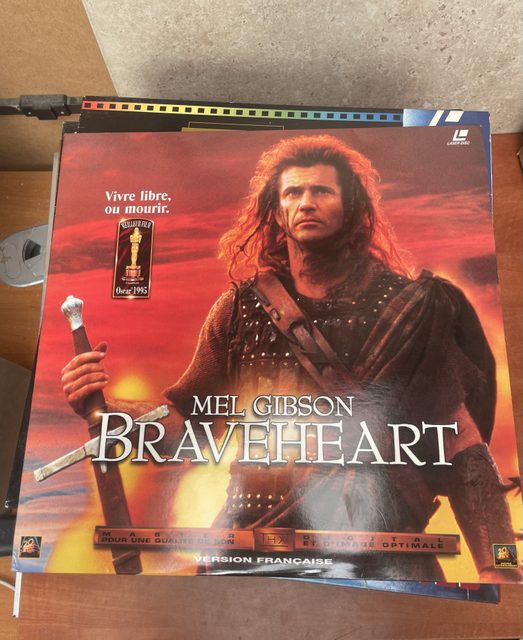 Braveheart LaserDisc version française Mel Gibson
