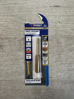 TIVOLY Technic Grès Cérame Stoneware – foret diamant Ø5 mm HEXA (utilisation à sec)