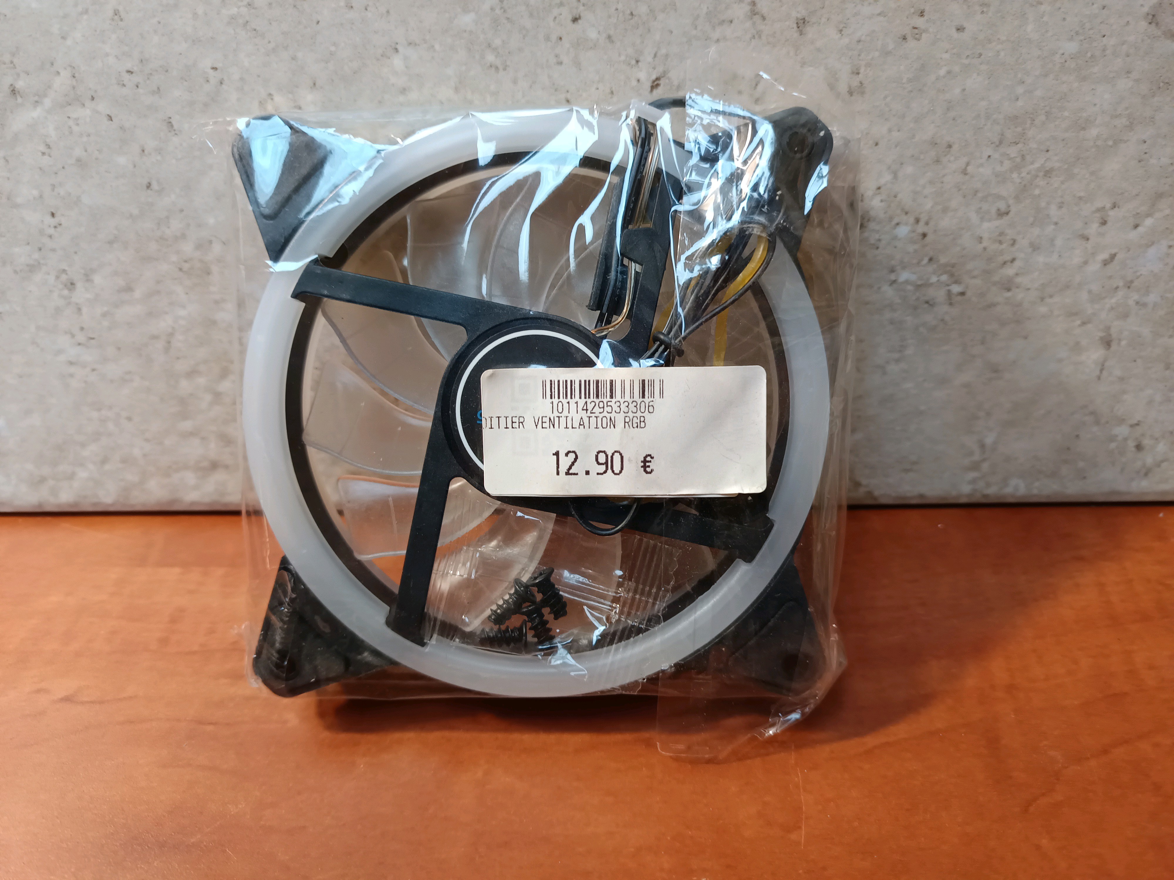 Ventilateur de boîtier PC avec anneau LED