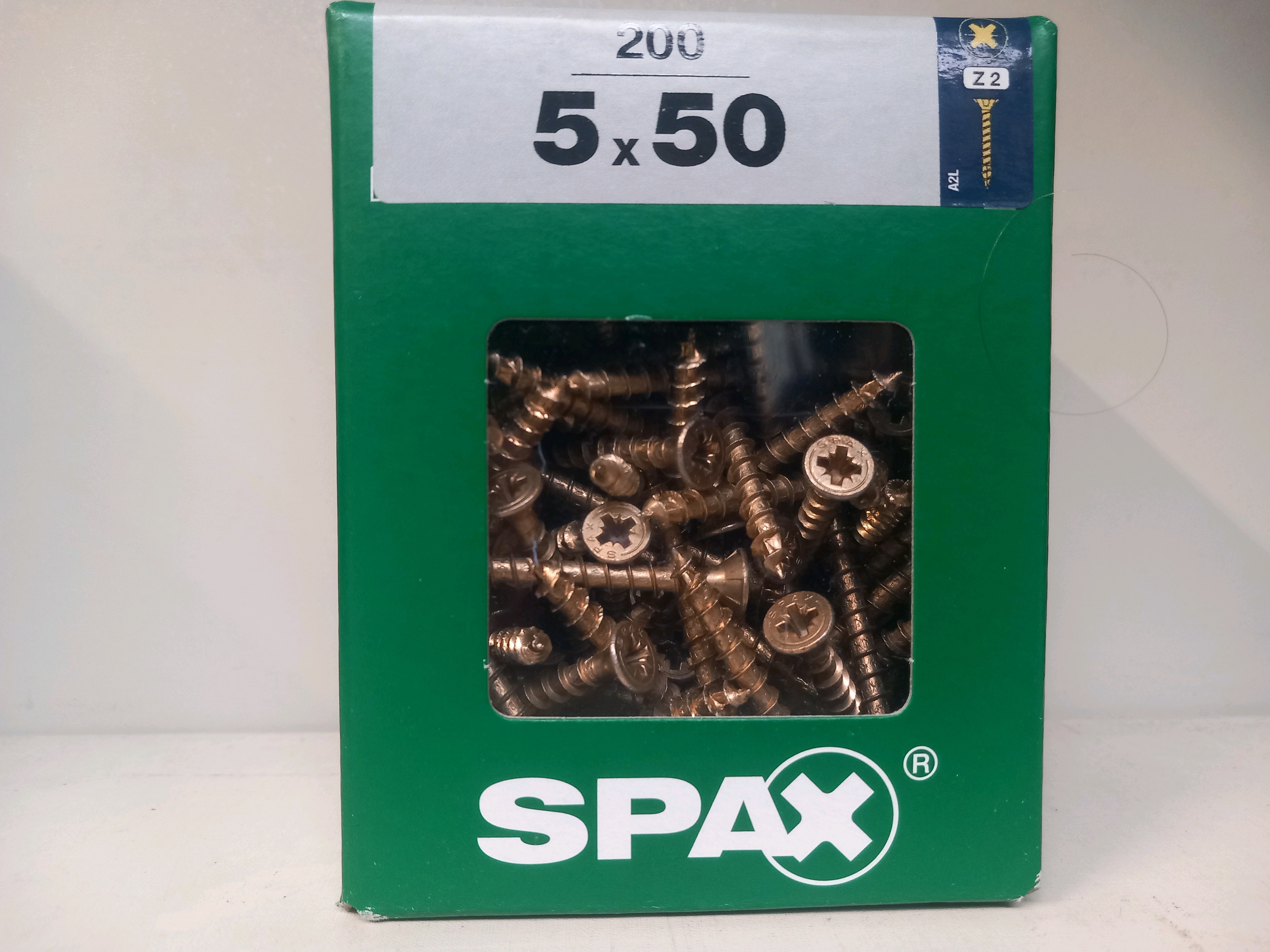 Boîte de vis SPAX 5 x 50