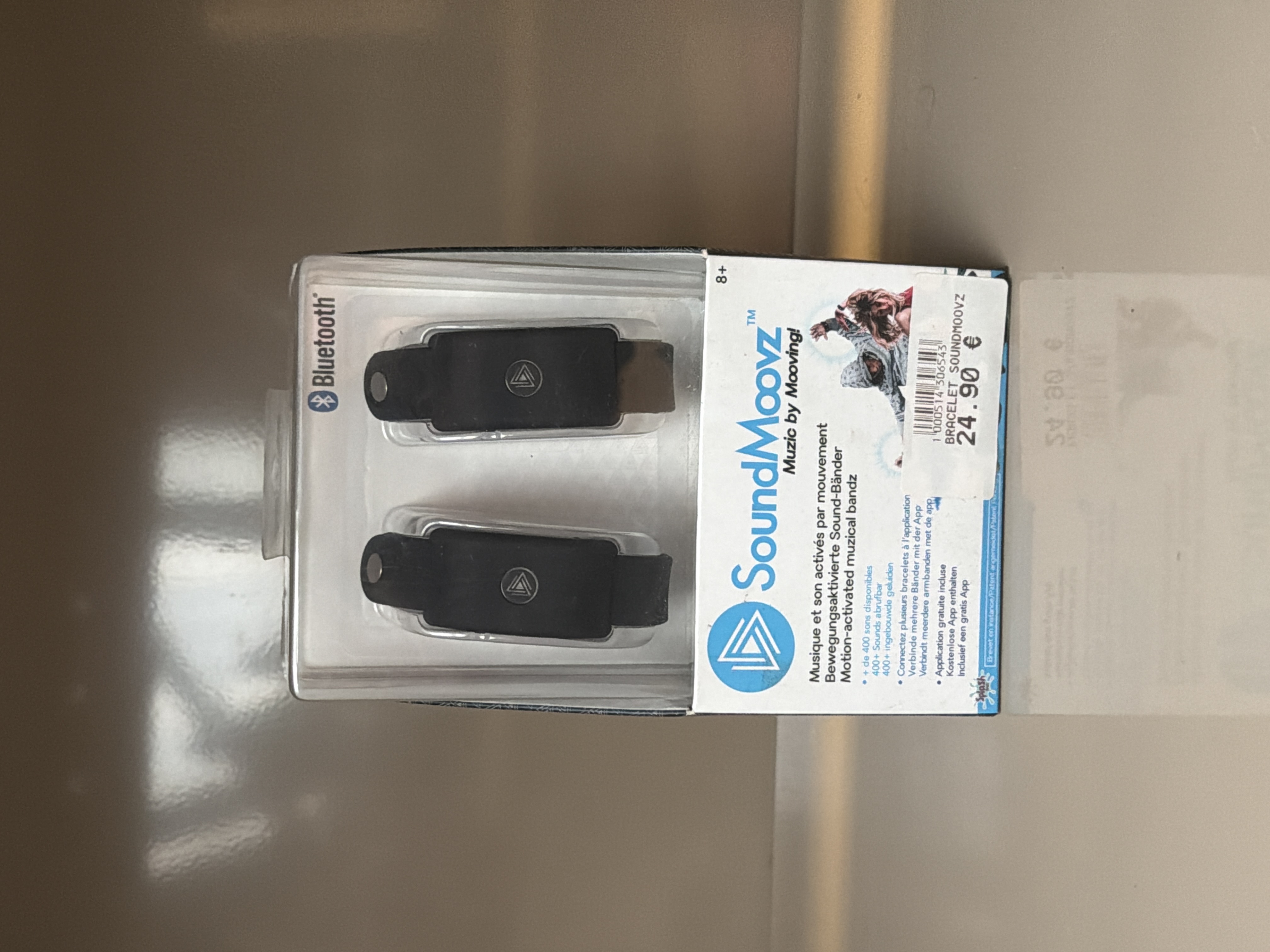 SoundMoovz bracelets musicaux Bluetooth à détection de mouvement (pack de 2)