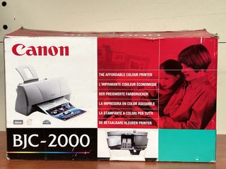 Imprimante Canon BJC-2000 jet d'encre couleur avec boîte d'origine