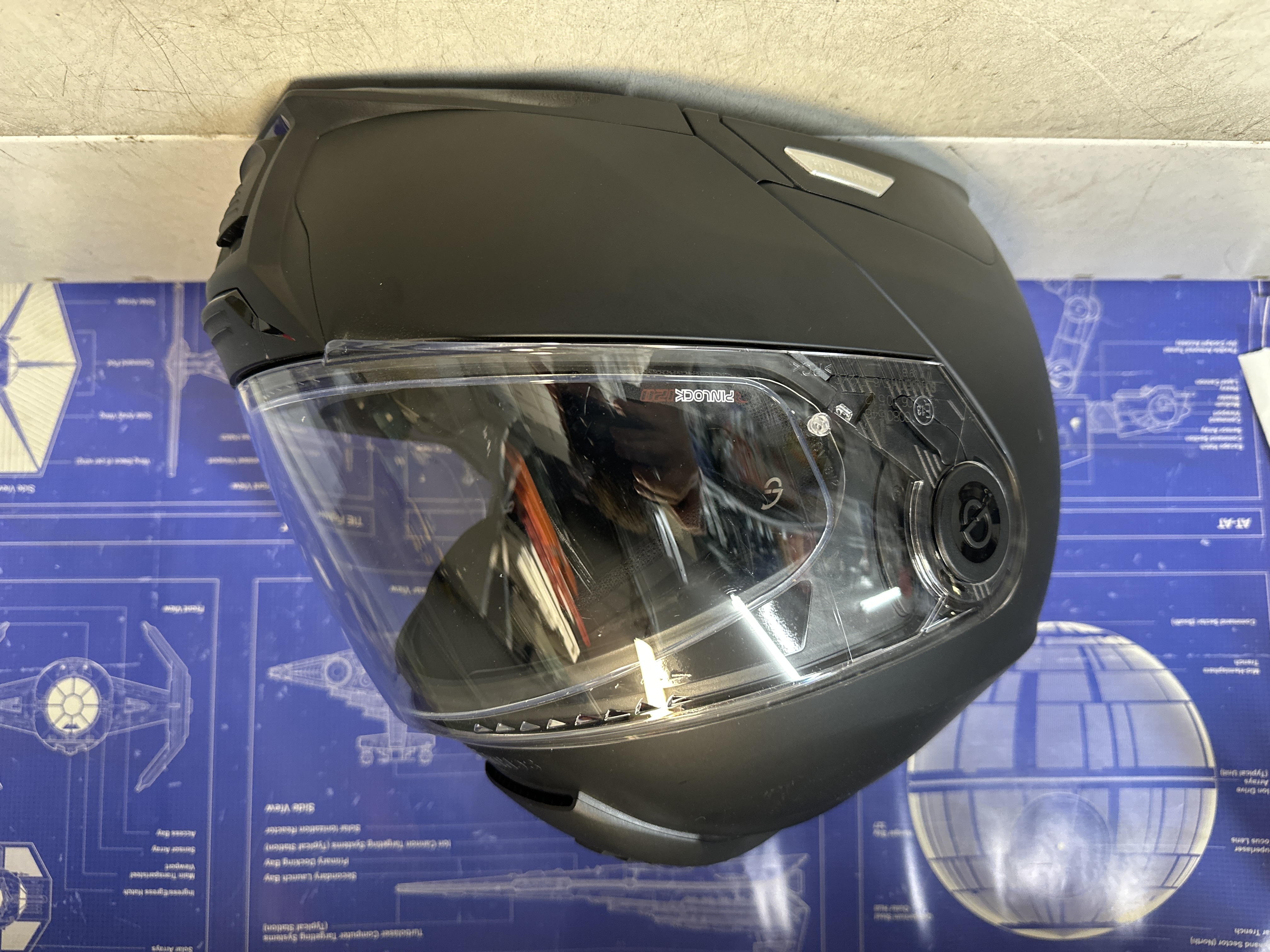 Casque moto Schuberth E2 noir mat XL 60