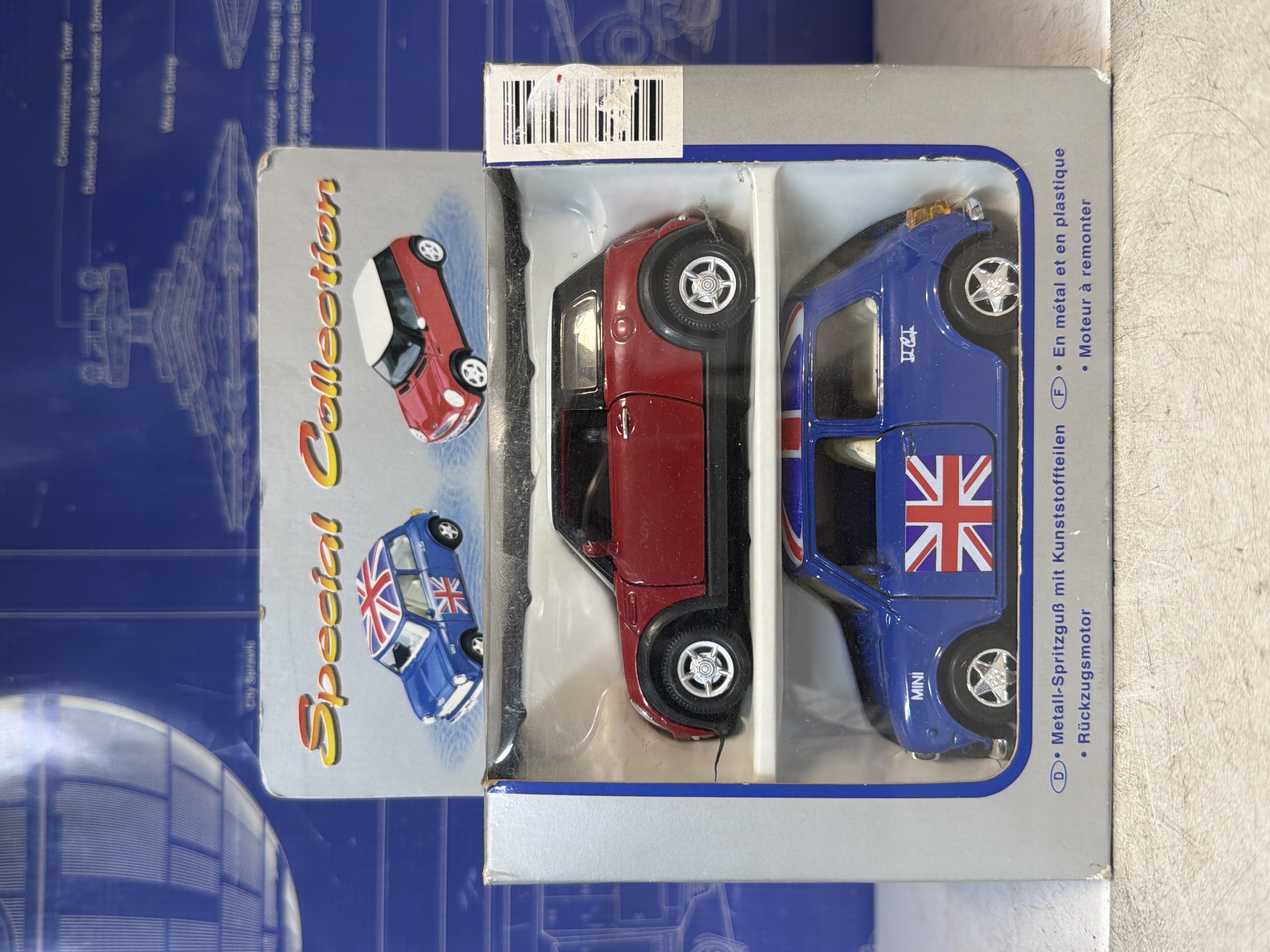Coffret 2 mini voitures Mini Cooper die-cast
