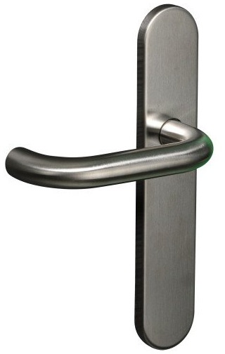 Poignées de porte Bricard Ombelle inox satiné 195 mm