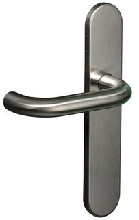 Poignées de porte Bricard Ombelle inox satiné 195 mm