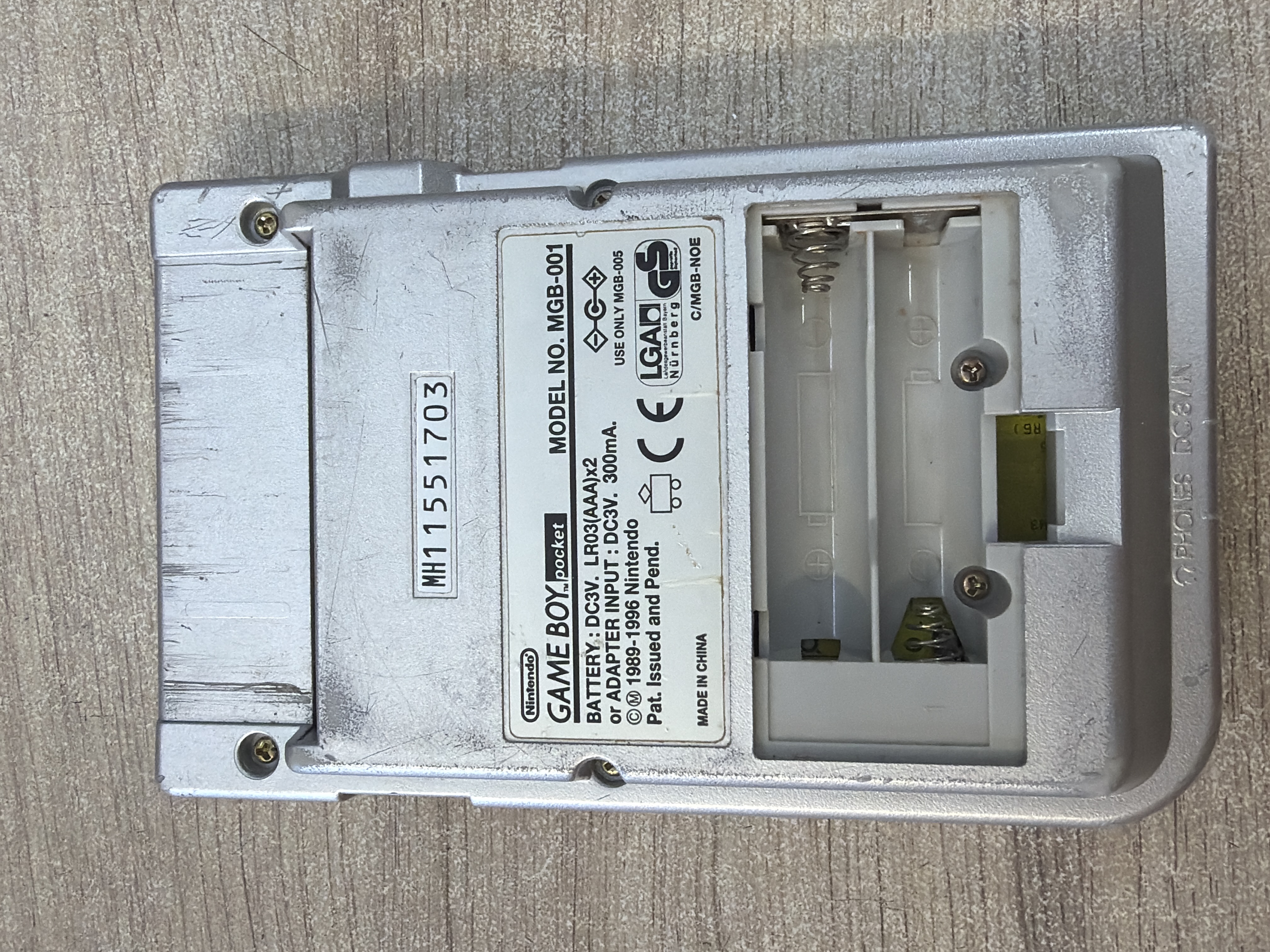 Nintendo Game Boy Pocket grise MGB-001 — photo 2