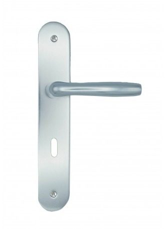 Poignées de porte DT2000 Lunel gris carbone serrure 195 mm