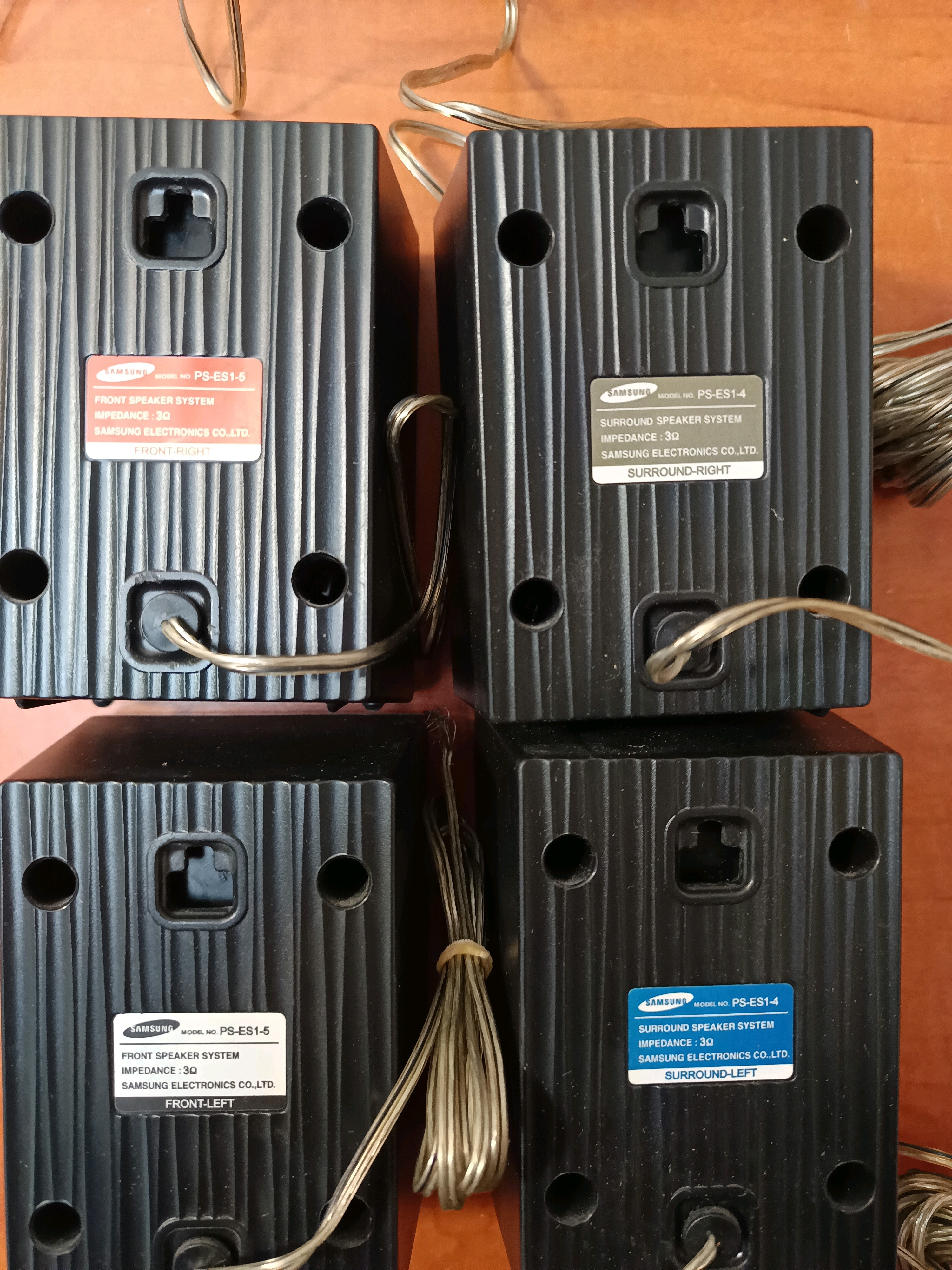 Samsung PS814 – lot de 4 enceintes satellites filaires (FR, FL, SR, SL) — photo 2
