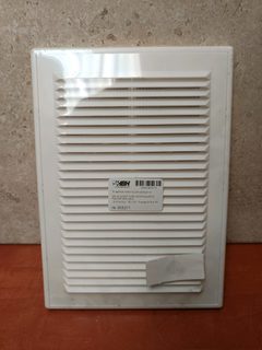 HBH - Grille d'aération INT/EXT avec moustiquaire 182x251 mm