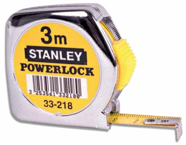 Mètre ruban Stanley Micro Powerlock 3 m x 19 mm