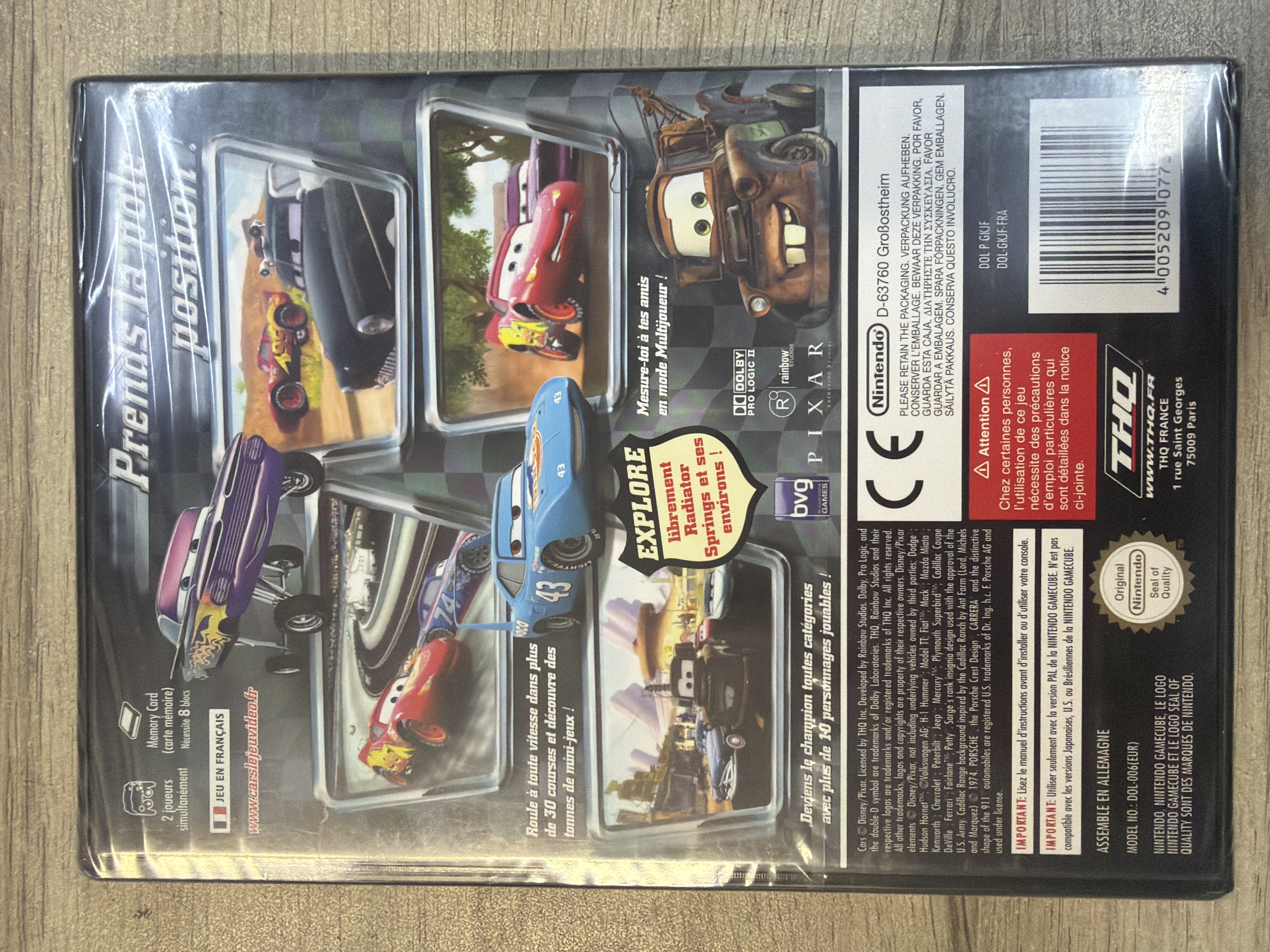 Nintendo GameCube - Cars (Disney Pixar) - THQ - PAL — photo 2