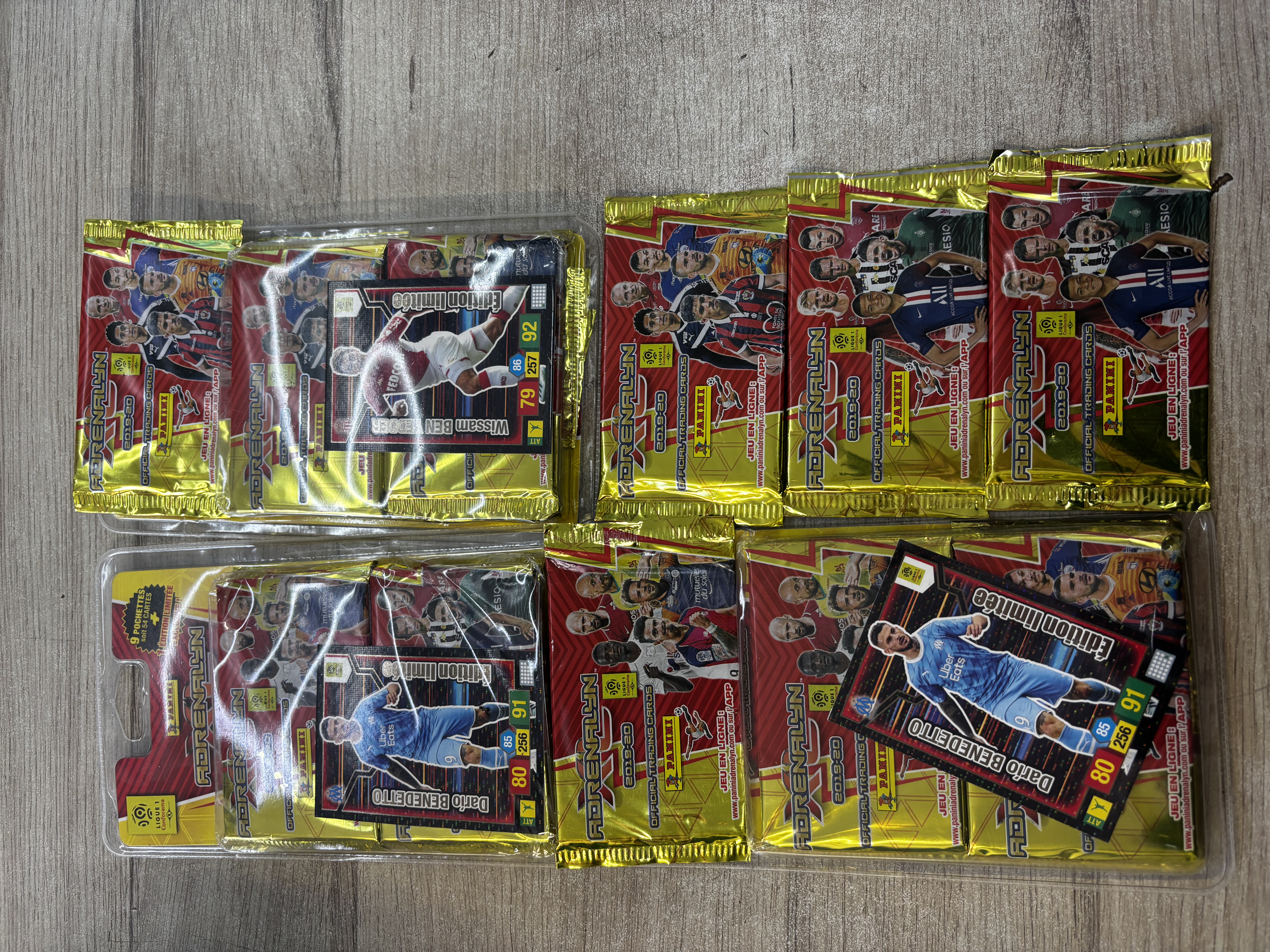 Panini Adrenalyn XL Ligue 1 2019-2020 blisters 9 pochettes avec carte édition limitée
