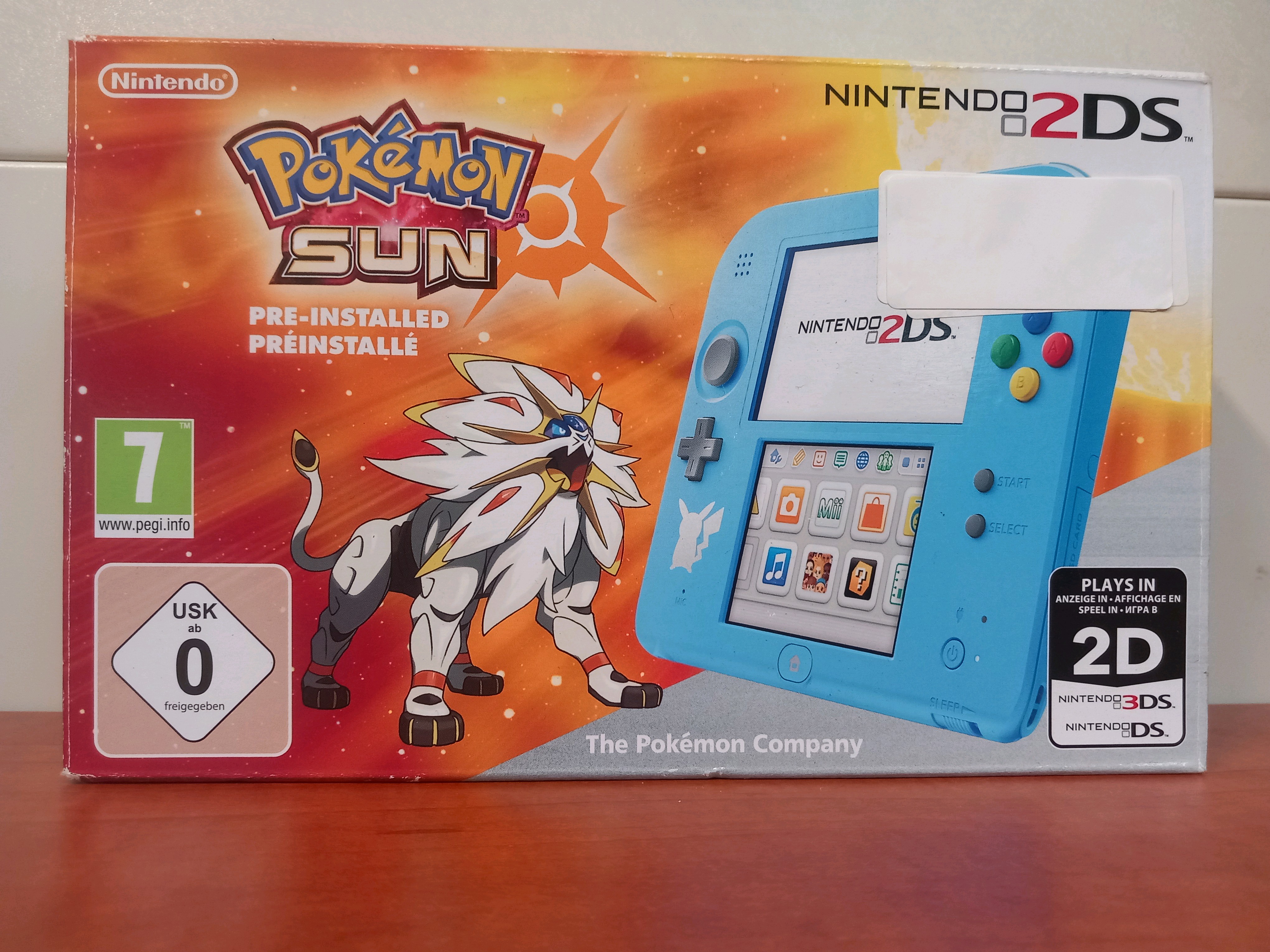 Nintendo 2DS - Pack Pokémon Sun préinstallé (bleu)