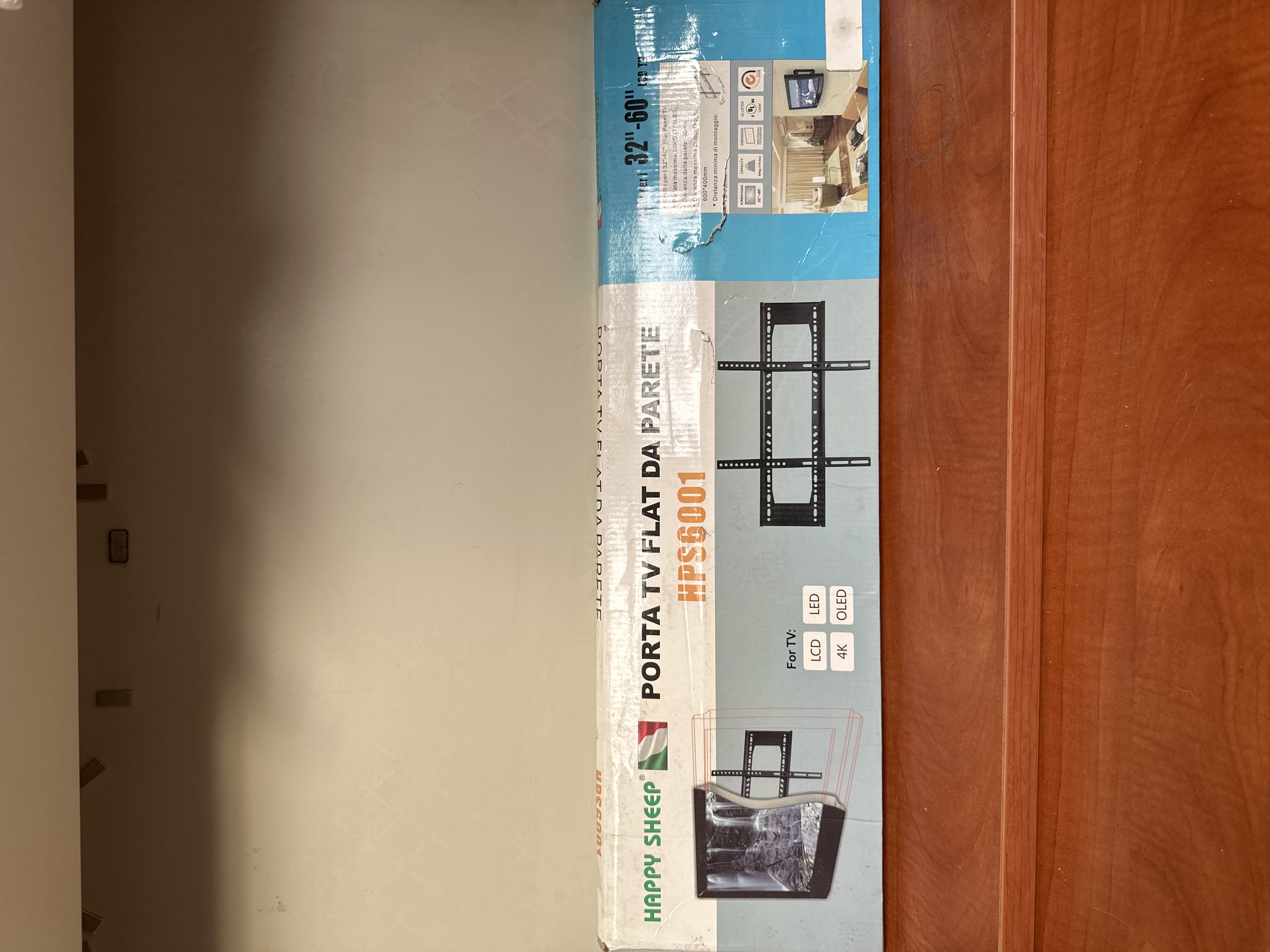 Support TV mural Happy Shelf P56001 pour écran 32"-60"