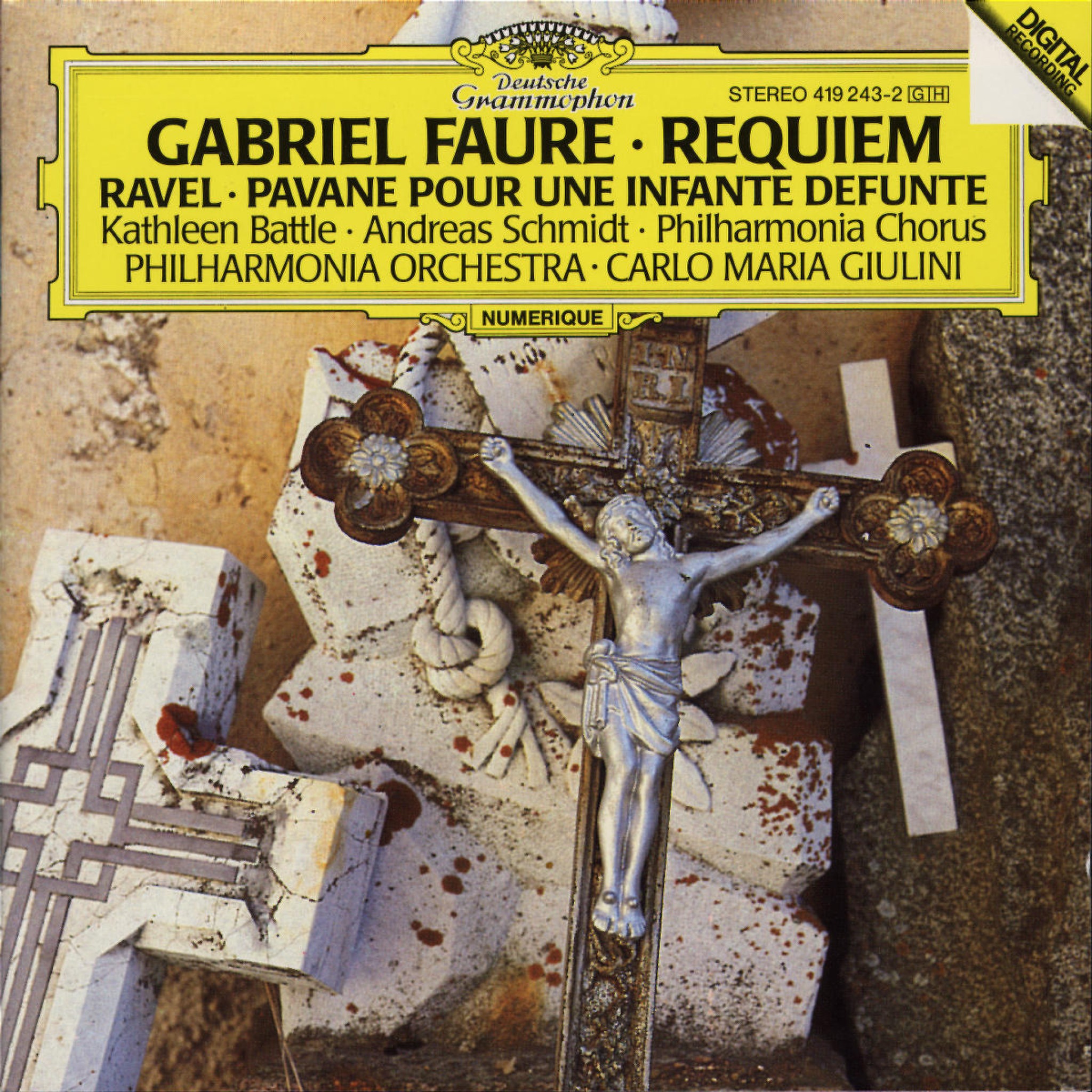 CD Fauré Ravel Requiem Pavane Carlo Maria Giulini