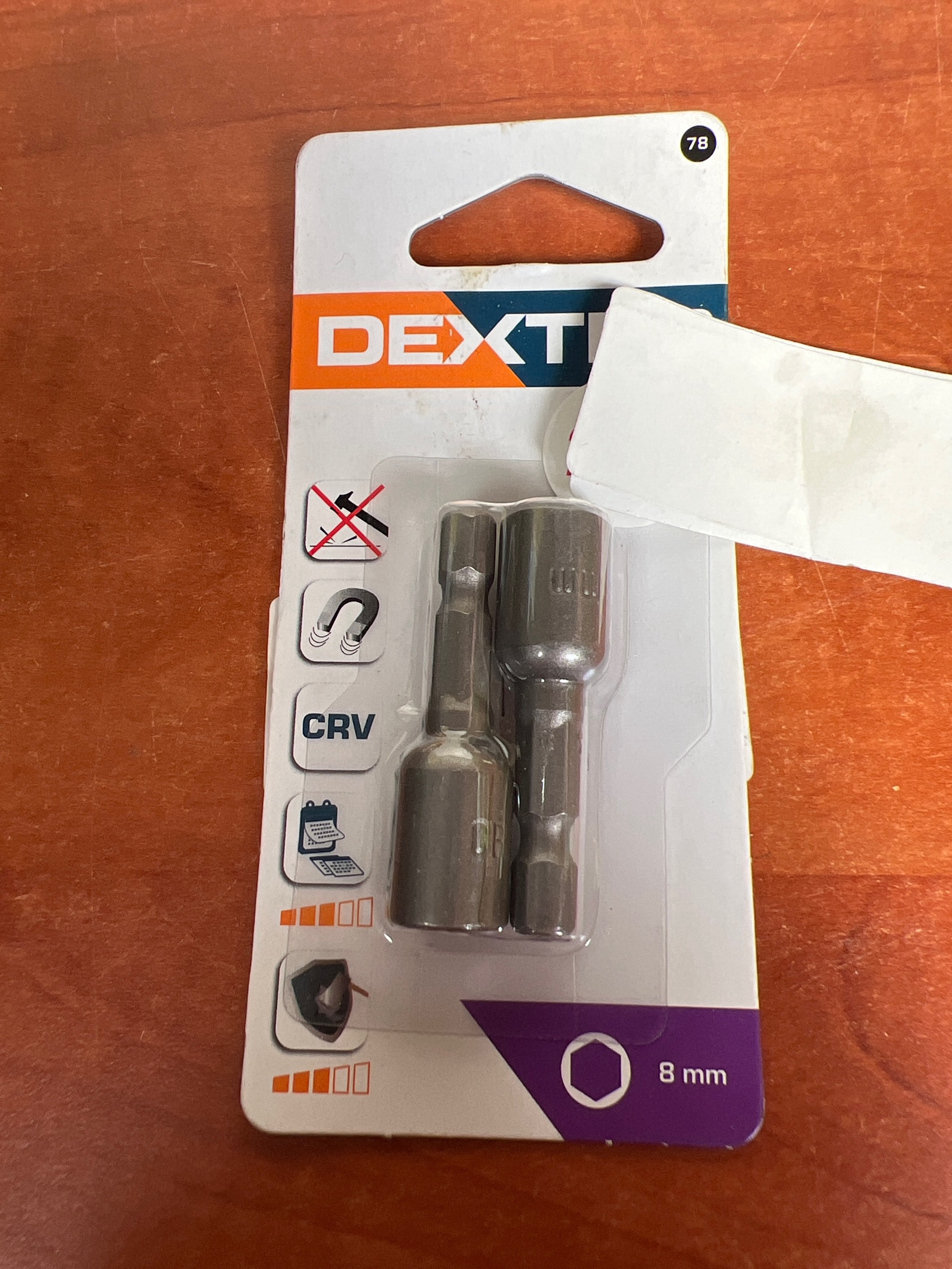 DEXTER embouts à douille hexagonale 8 mm