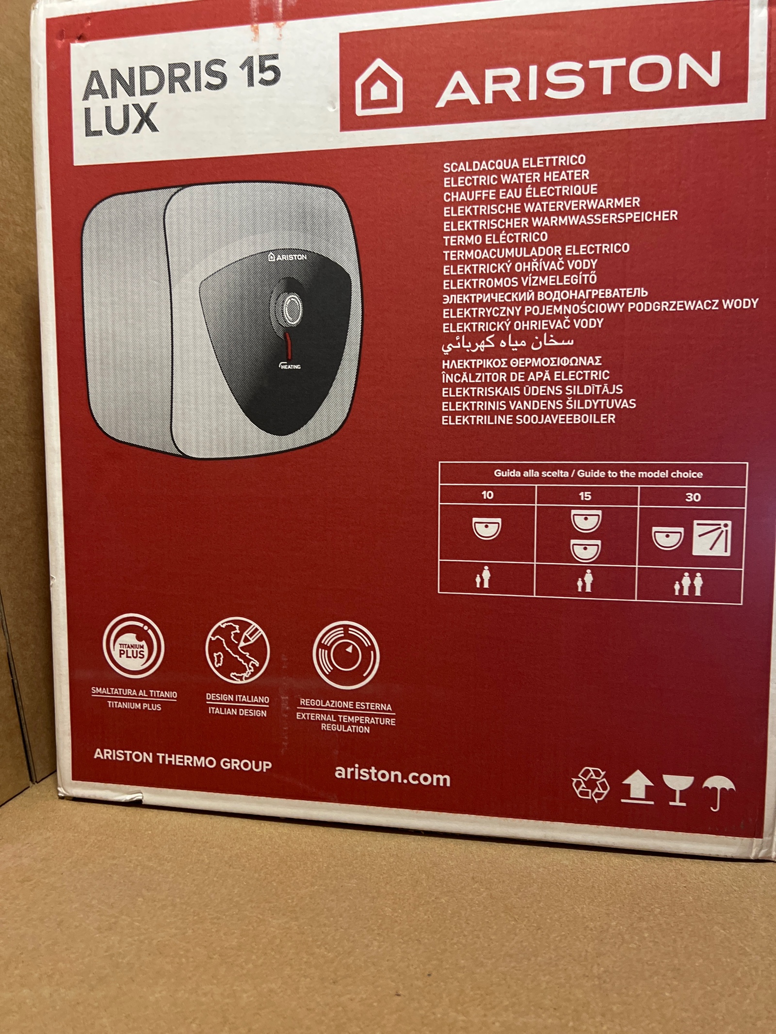 Ariston Andris 15 Lux – chauffe-eau électrique — photo 2