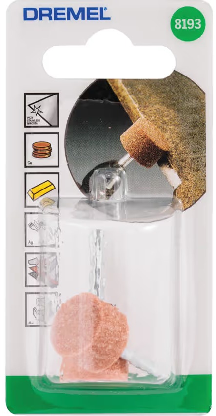 Dremel 8193JA pierre abrasive oxyde d'aluminium 15,9 mm