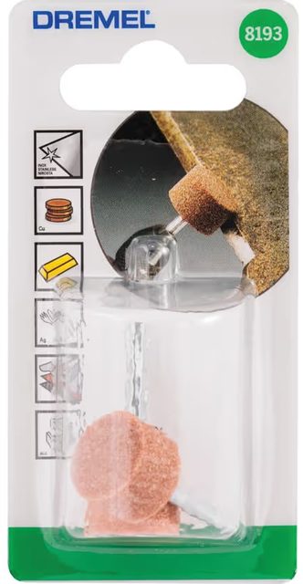 Dremel 8193JA pierre abrasive oxyde d'aluminium 15,9 mm