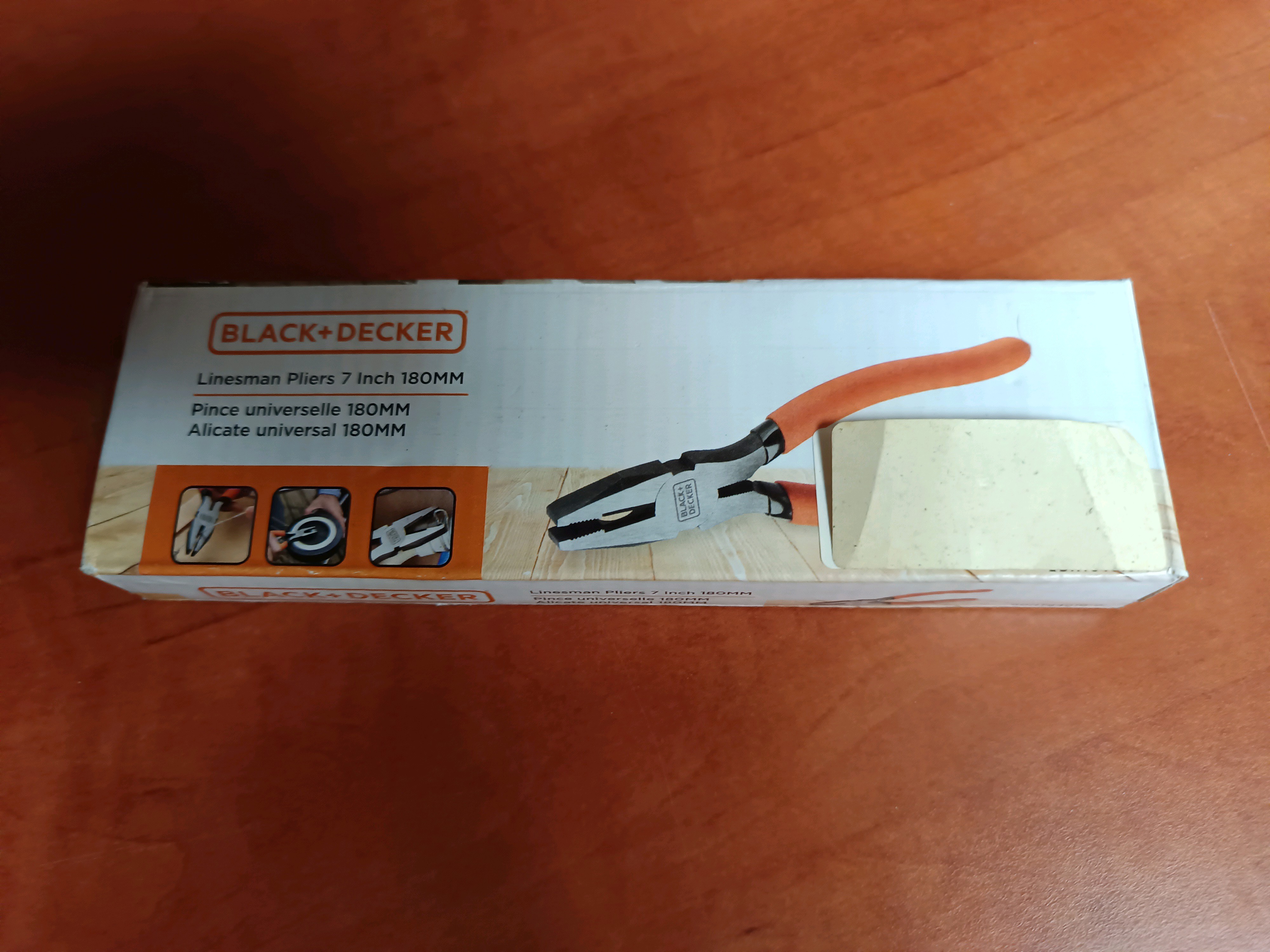 BLACK+DECKER Lineman Pliers 7 inch (Pince universelle 180 mm)