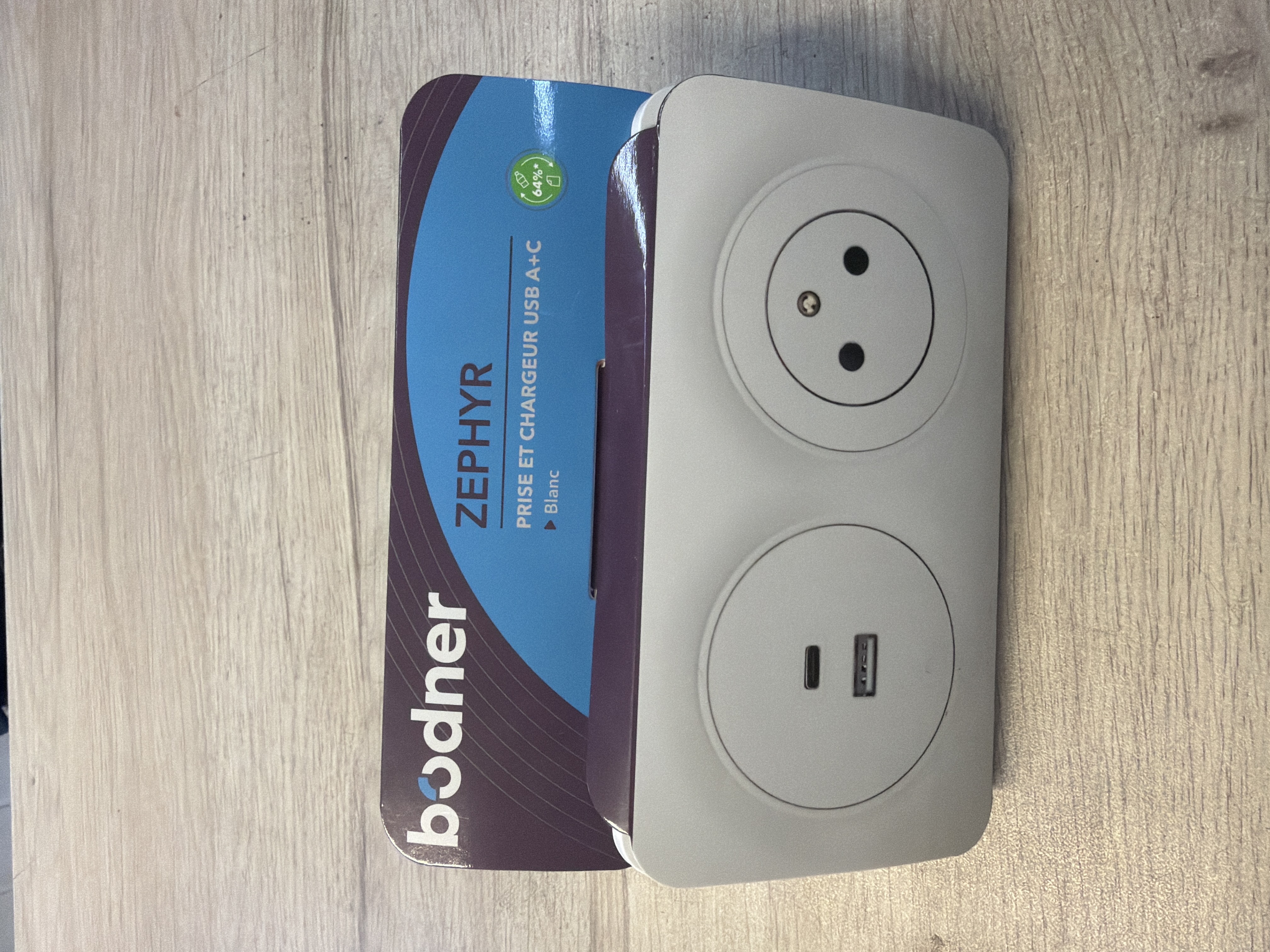 Bodner ZEPHYR prise et chargeur USB AC