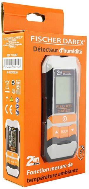 Fischer Darex détecteur d'humidité et température LCD