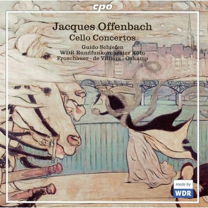 Offenbach Cello Concertos CD Guido Schiefen