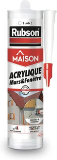 Rubson mastic acrylique Murs & Fenêtres blanc 280 ml