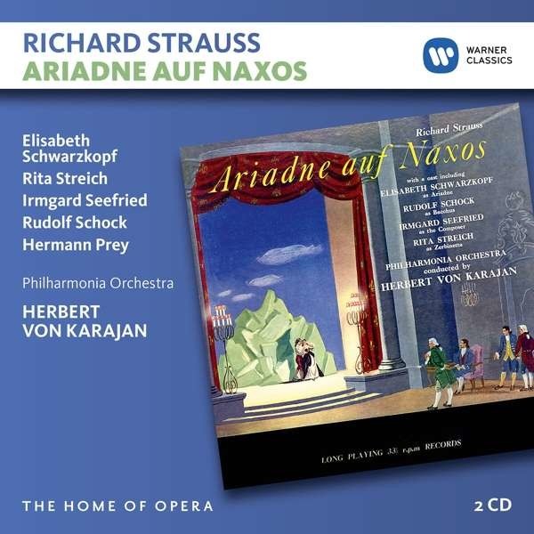 Richard Strauss Ariadne auf Naxos 2 CD Herbert von Karajan