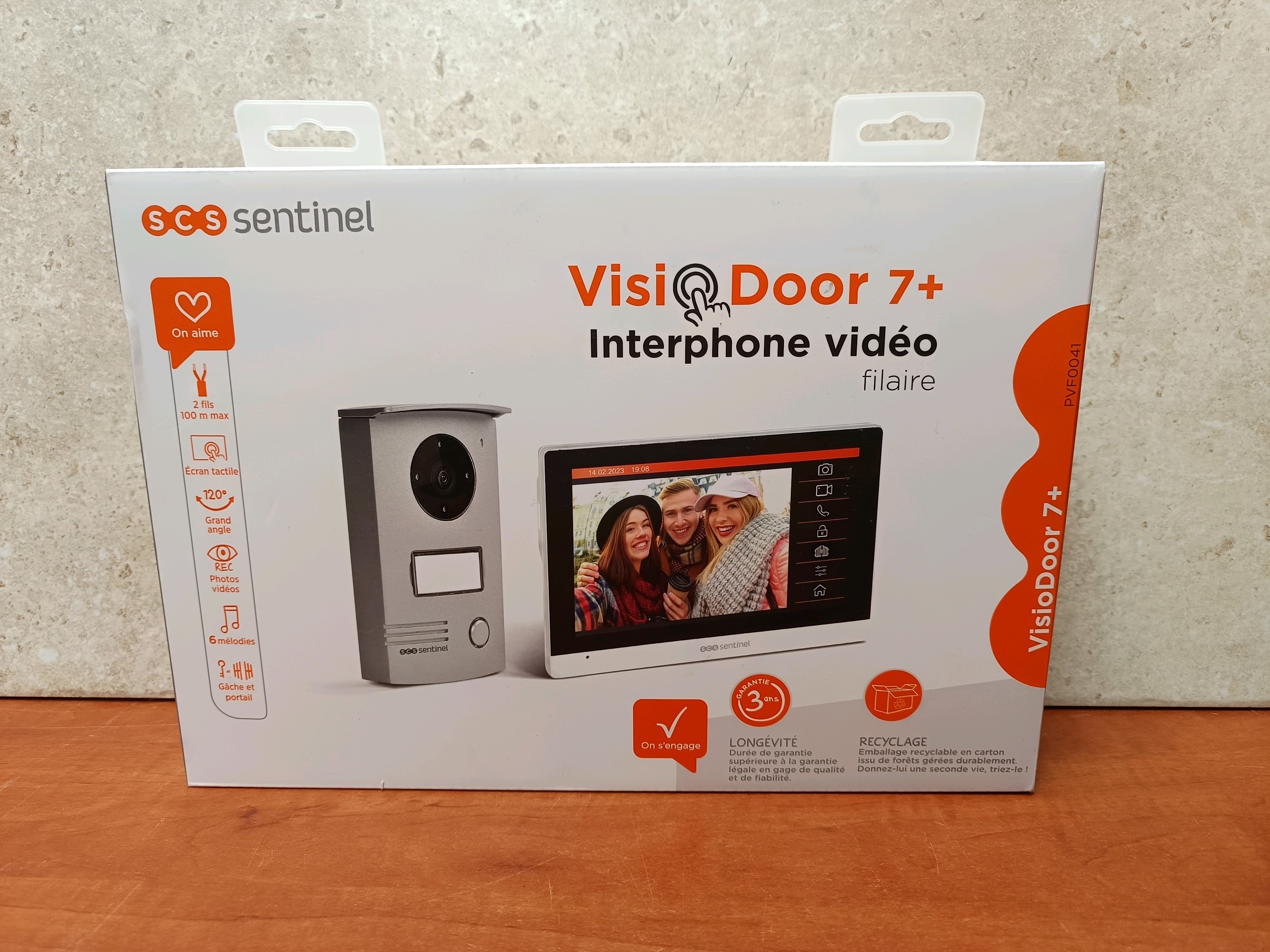 SCS Sentinel VisiDoor 7+ Interphone vidéo filaire