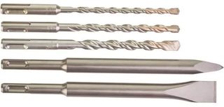 Kit de 3 forets 1 burin pointu et 1 burin plat SDS+ MILWAUKEE 4932430002