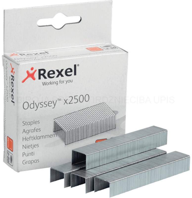 Agrafes Rexel Odyssey 9 mm 2500 pièces pour agrafeuse Odyssey