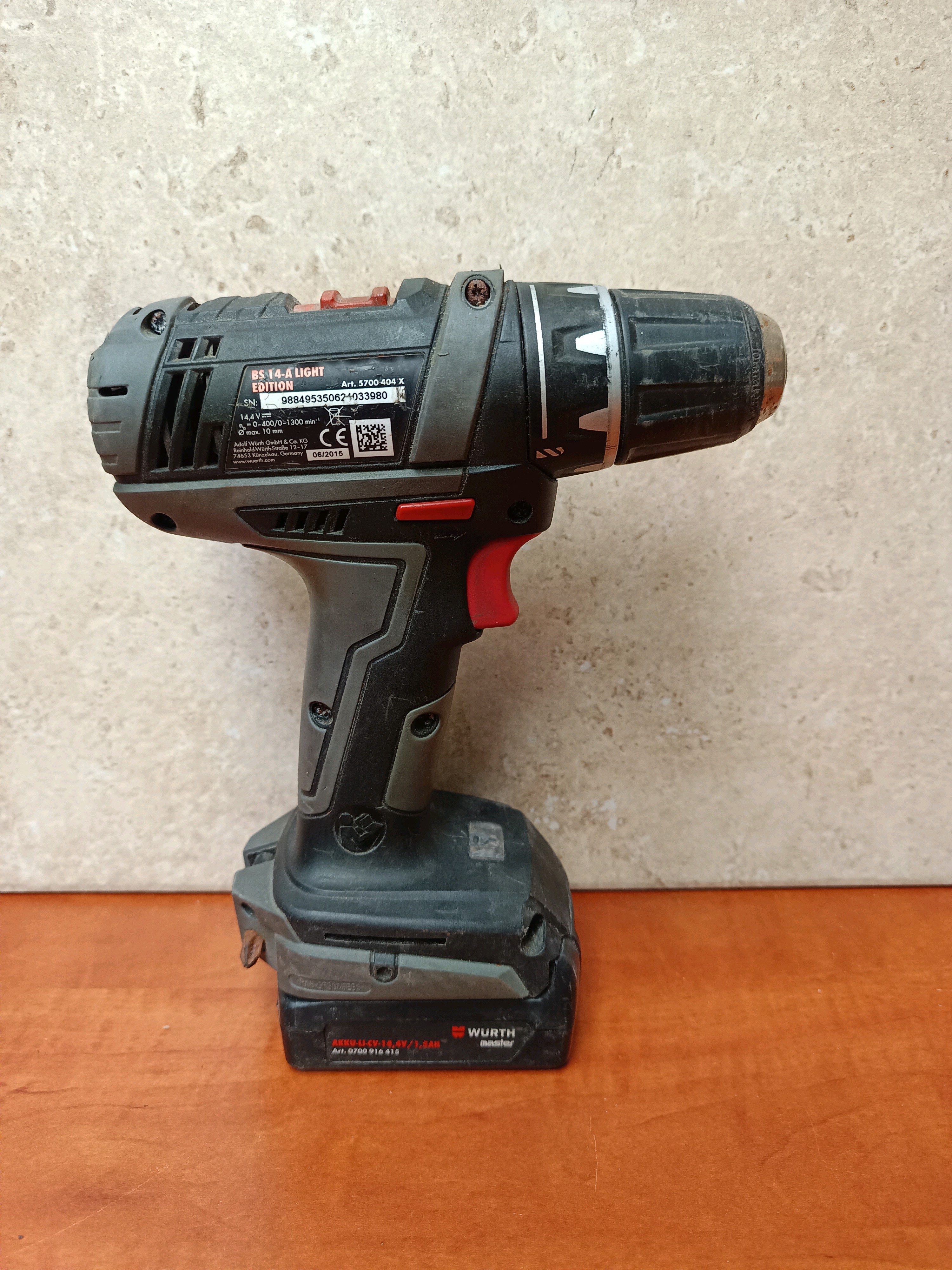 Perceuse-visseuse Würth BS 14-A Light Edition 14,4V