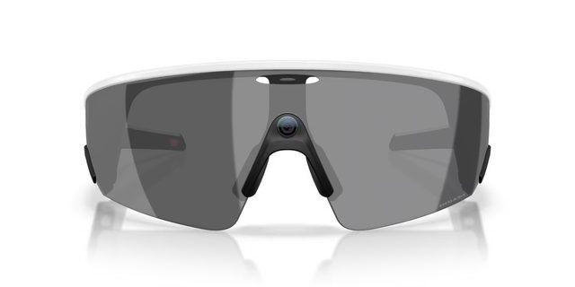 Lunettes connectées Oakley Meta Vanguard blanches Prizm Black