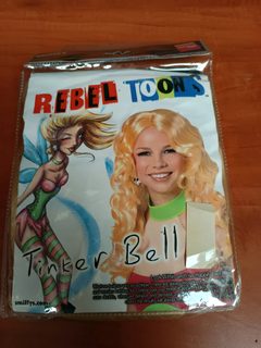 Perruque Smiffys Rebel Toons Tinker Bell