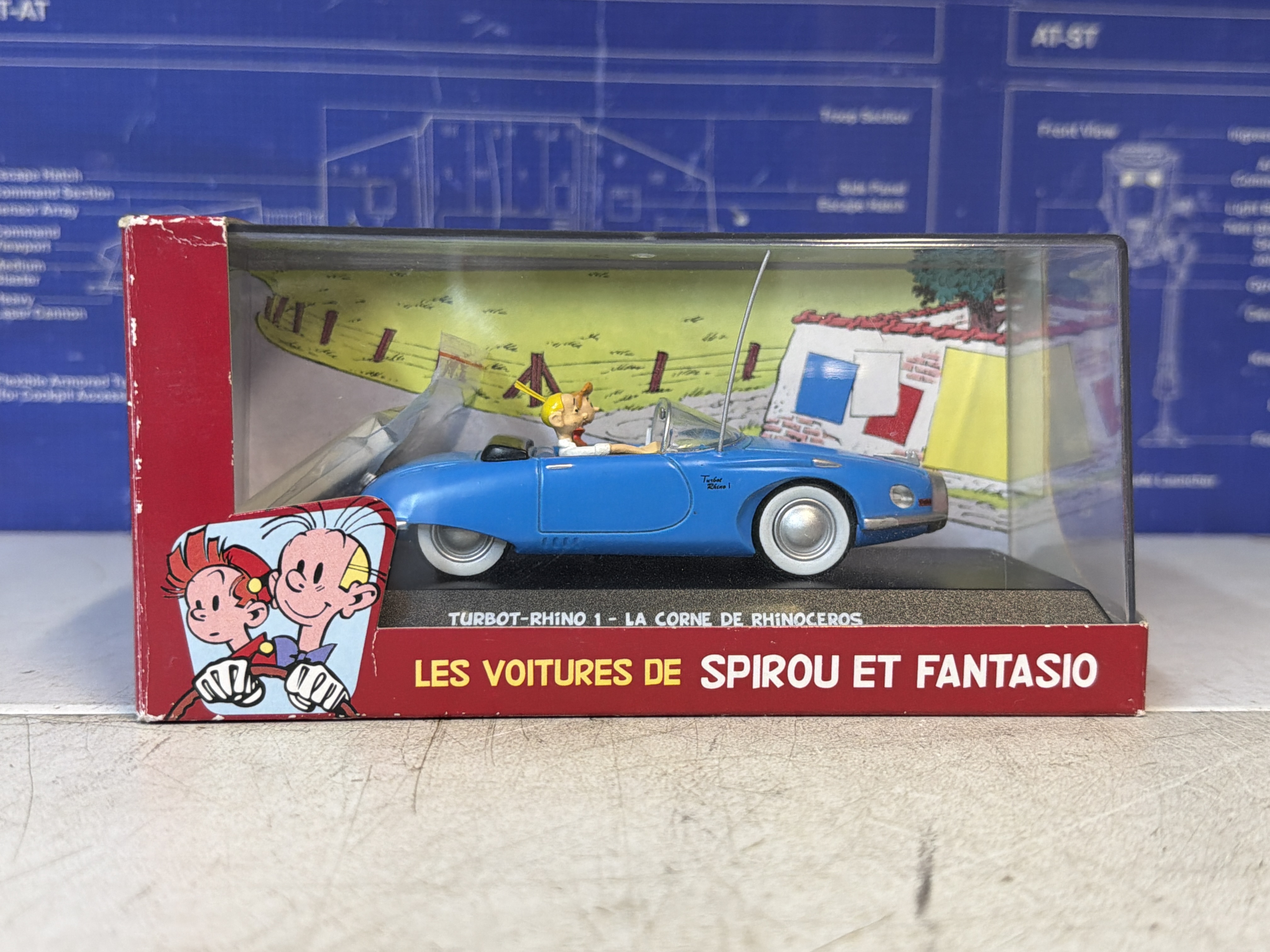 Voiture miniature TurboT-Rhino 1 Les voitures de Spirou et Fantasio